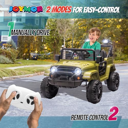 12V Kids Ride on Truck with Remote Control (Green)