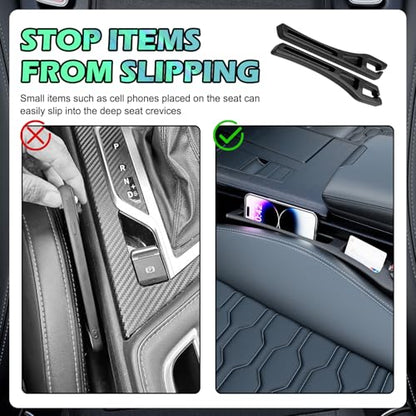 2PCS Car Seat Gap Filler Organizer with Phone Holder