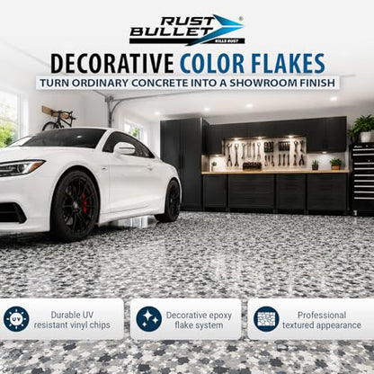 Decorative Color Flakes (White)