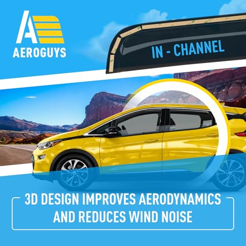 Extra Durable Window Deflectors in (For Chevy Bolt EV 17-23)