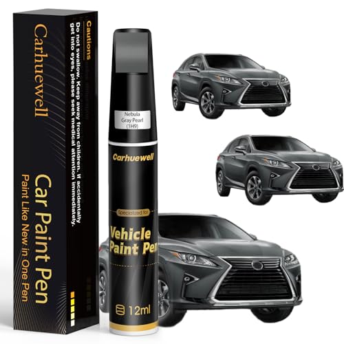 1H9) Nebula Gray Pearl Touch Up Paint Compatible with Lexus Car Paint Pen (For Lexus / Nebula Gray Pearl(1H9)3T3 Ruby Flare Pearl for Ruby Flare Pearl(3T3) compatible with All ModelsNebula Gray Pearl(1H9) for CT/ES/GS/GX/HS/IS/LS/LX/NX/RC/RC F/RX/UX)