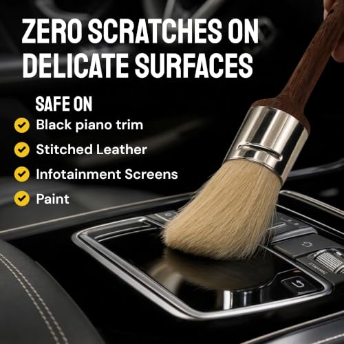 Premium Car Detailing Brush Set 3 (3-Pack)