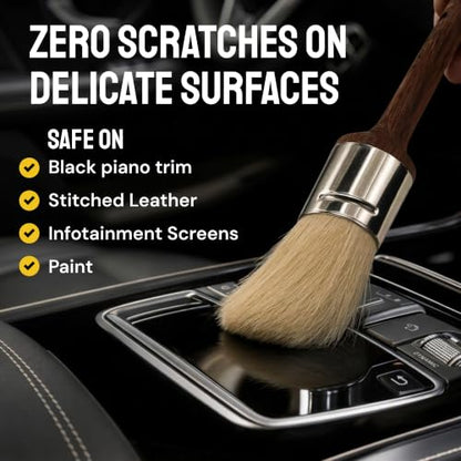 Premium Car Detailing Brush Set 3 (3-Pack)
