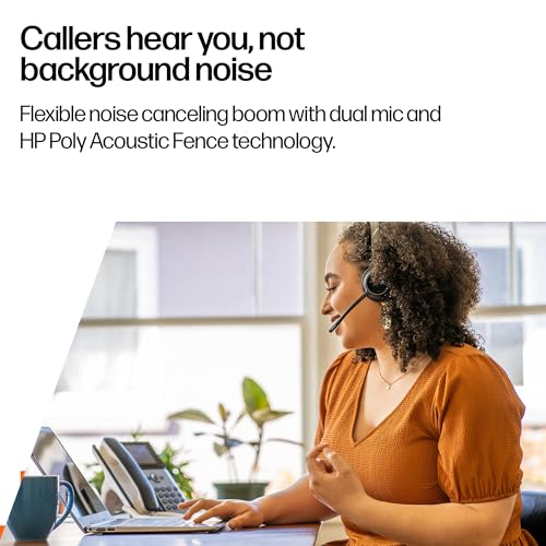 Poly Voyager 4320 UC Wireless Headset & Charge Stand (Headset + Charge Stand, Teams Version)