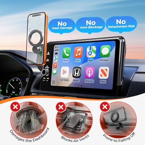 Car Phone Holder for Honda CRV (Fit for 2023-2027 CRV/CRV Hybrid & HRV, 7/9-Inch)