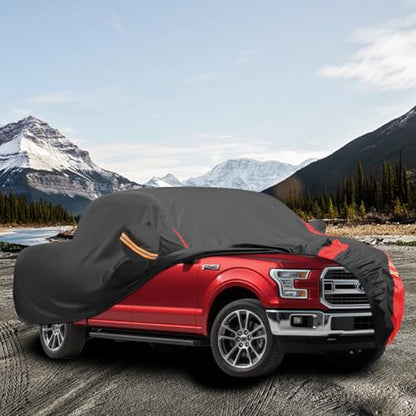 Truck Cover Waterproof All Weather (Custom Fit Ford F150 Raptor, Silverado 1500 / 5 Custom Car Cover)