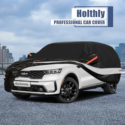 10 Layers SUV Car Cover Custom Fit for Kia Sorento (Black Gray / Custom Fit for Kia Sorento)