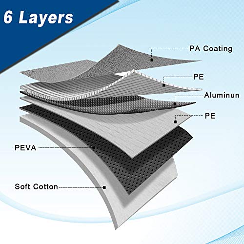 Waterproof Pickup Truck Cover All Weather (Truck L up to 232", Max Cab Length 146" / silver)