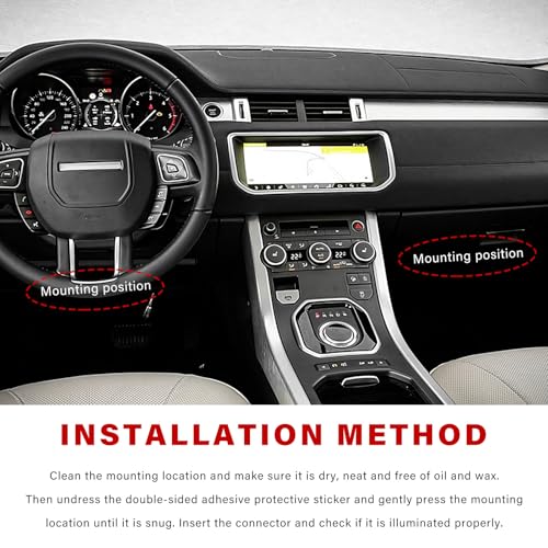 Car LED Strip Light (Red / USB Port)