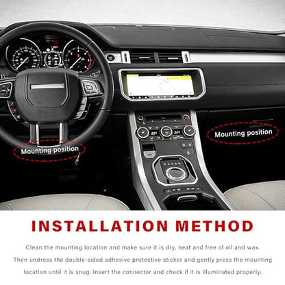 Car LED Strip Light (Red / USB Port)