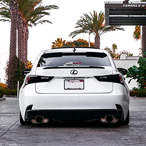 Extra Wide Headlight Taillight Vinyl Tint Wrap 16 Inch x 48 Inch 2 (16" x 48" 2-roll Pack / Dark Smoke)
