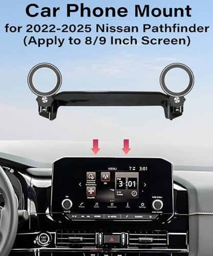 Car Phone Holder for Nissan Pathfinder 2022 (for 2022-2025 Nissan Pathfinder(8/9 Inch Screen))