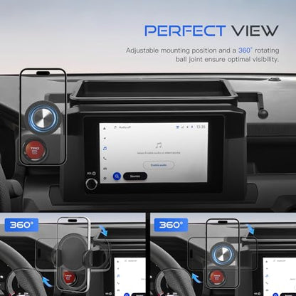 Magnetic Car Phone Holder for 2024 (Auto-Look+Magnetic+Organizer / Toyota Tacoma 2024-2026(8-In ))