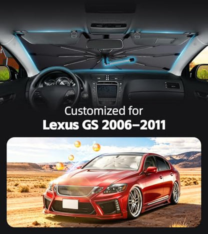 Windshield Sun Shade for Lexus GS 2006 (Fit for L*exus GS 2006–2011)