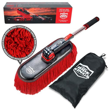 Car Duster Exterior Scratch Free (Red Carduster-cotton)