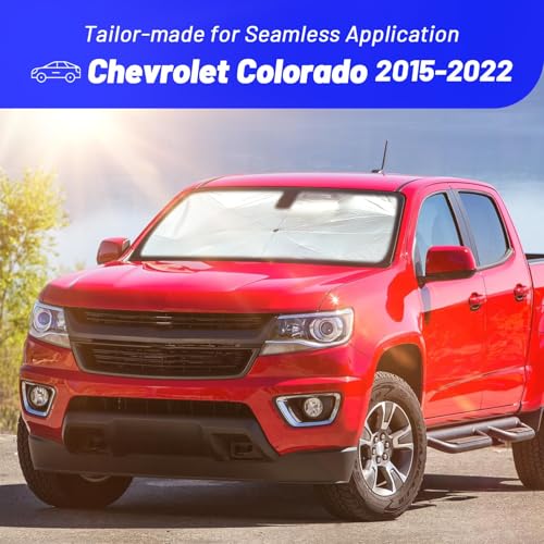Windshield Sun Shade Fit for Chevrolet Colorado 2015 (for Chevrolet Colorado 2015-2022)