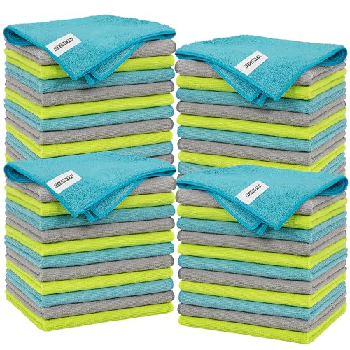 Microfiber Cleaning Cloth (48PK / 3 Colors Assorted)