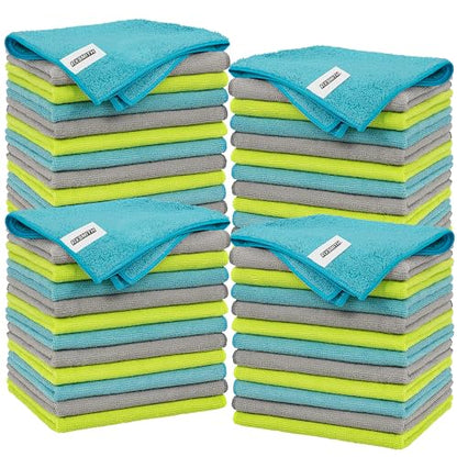 Microfiber Cleaning Cloth (48PK / 3 Colors Assorted)