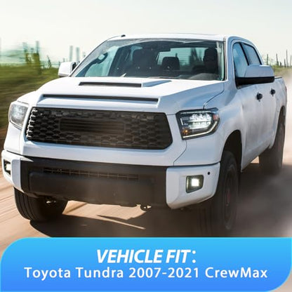 in Channel Rain Guards for Toyota Tundra CrewMax 2007 (Toyota Tundra 2007-2021 Crew Max)