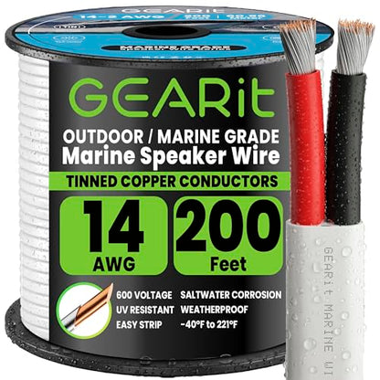 14 Gauge Marine Wire (14 AWG / 200 Feet / 2 Conductor)