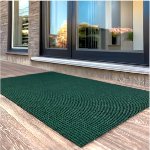 Heavy Duty Durable All Weather Indoor (4' x 9' (Rectangular) / Green)