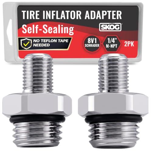 Self Sealing Tire Inflator Adapter (2-Pack)