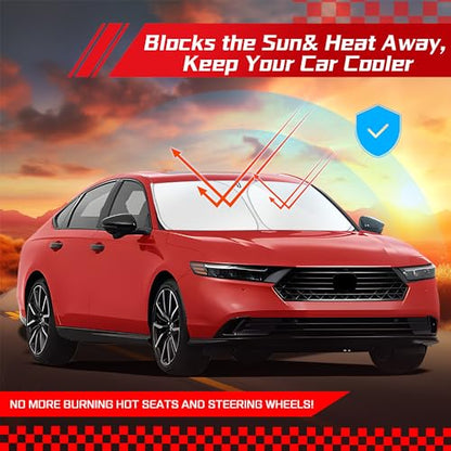 Windshield Sun Shade for Honda Accord Sedan 2018 (for Honda Accord Sedan 2018-2026 2027)