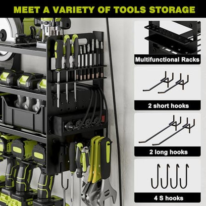 Power Tool Organizer Wall Mount (Black)