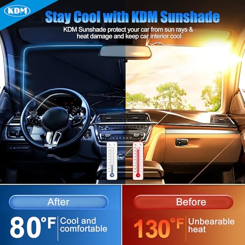 Umbrella Style Windshield Sun Shade Fit for Honda CR (for 2017-2022 Honda CR-V-Umbrella)