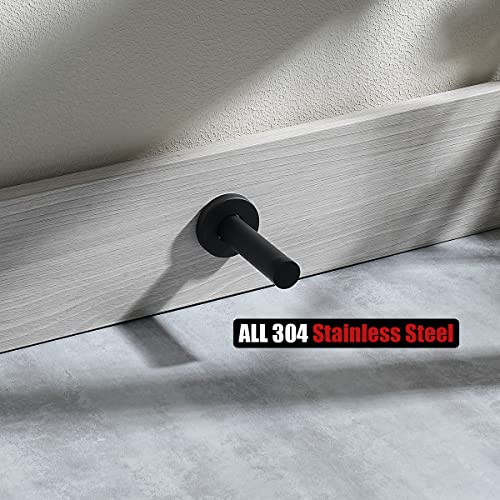 Door Stopper Black (8 Pack / Black)
