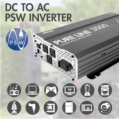 EL3810 Pure Line Inverter 3000 Watt Pure Sine Wave Power Inverter (3000W)