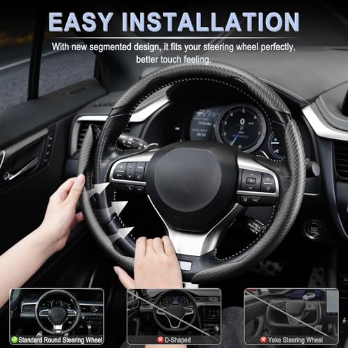 3pcs Carbon Fiber Anti (Black / Universal (3pcs))
