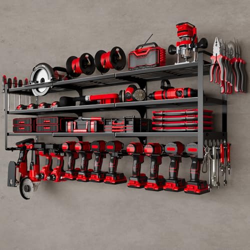 Power Tool Organizer Wall Mount (Black)