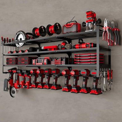 Power Tool Organizer Wall Mount (Black)