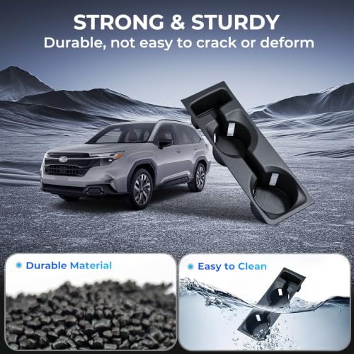 Center Console Cup Holder Inserts for Subaru Forester 2026+ (Fit for 2026+ Forester)