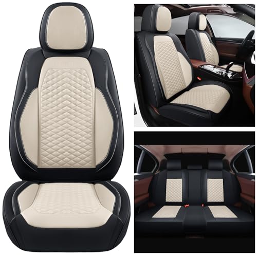 Car Seat Covers Full Set (2 PIECE / White)