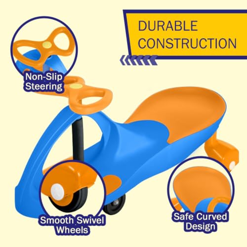 Lil’ Rider Wiggle Car (Blue and Orange)