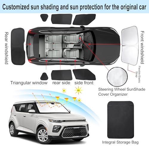 Window Shades for Kia Soul 2020 (Kia Soul 2020-2026)