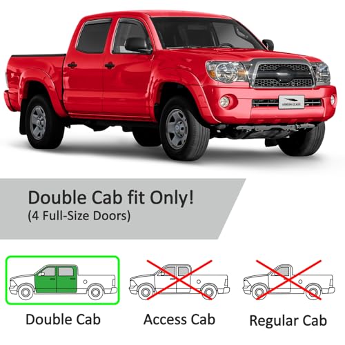 in Channel Extra Durable Rain Guards for Trucks Toyota Tacoma 2005