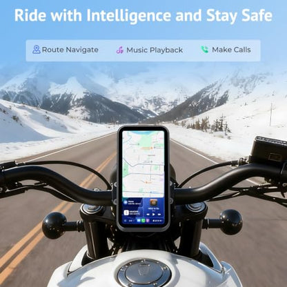 6.25" Wireless Motorcycle CarPlay Screen with Android Auto