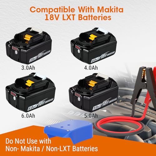 Jumper Cables Adapter Compatible with Makita 18V Battery