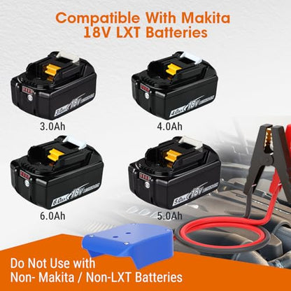 Jumper Cables Adapter Compatible with Makita 18V Battery
