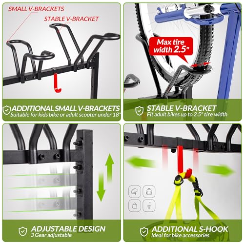 5 Bike Floor Stand (5 Bikes)