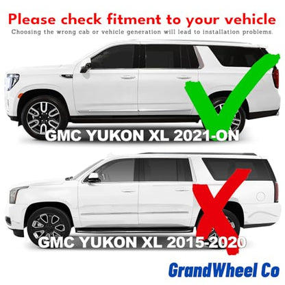 Window Deflectors Smoke Tinted In (For Yukon XL 21-26)
