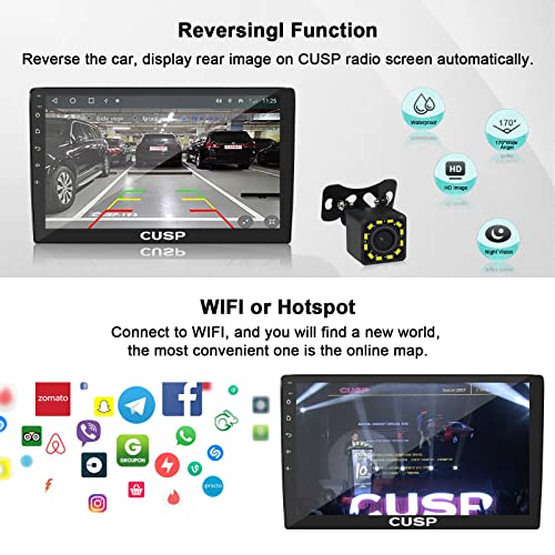 9 Inch Android Car Stereo Radio (9 Inch 8G+128G+Car Play and Android Auto)