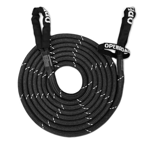 Kinetic Recovery Tow Rope (Black / 1"x30ft)
