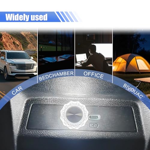 4PCS USB LED Car Interior Lights (White)