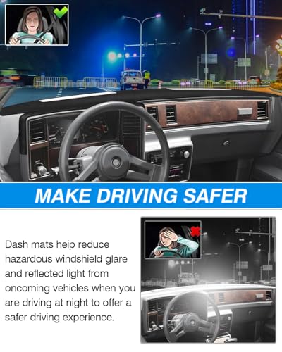 Dash Cover for Chevy Chevrolet Monte Carlo 1981 (60*33(Monte Carlo 81-88 etc.))
