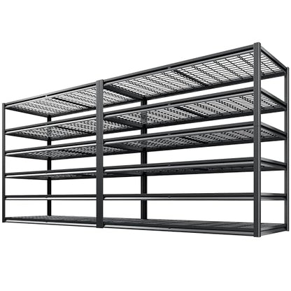3500LBS Garage Shelving (6-Tier,55" W x 26" D x 84" H)