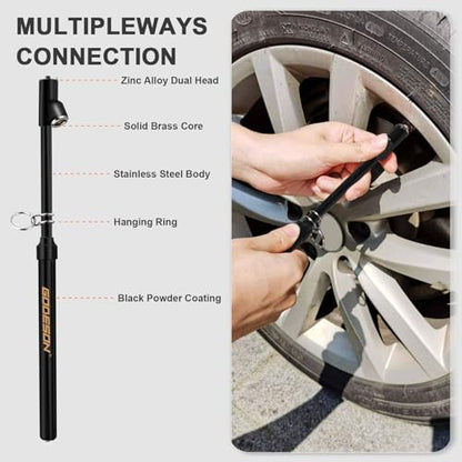 Dual Head Tire Pressure Gauge (1 pack)